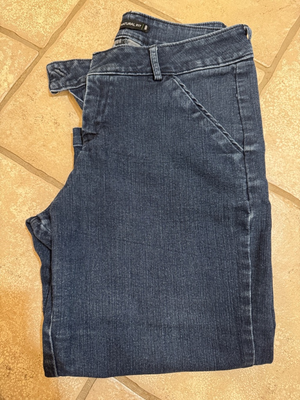 Lee Women's Capri Jeans - Dark Blue - Picture 1 of 3